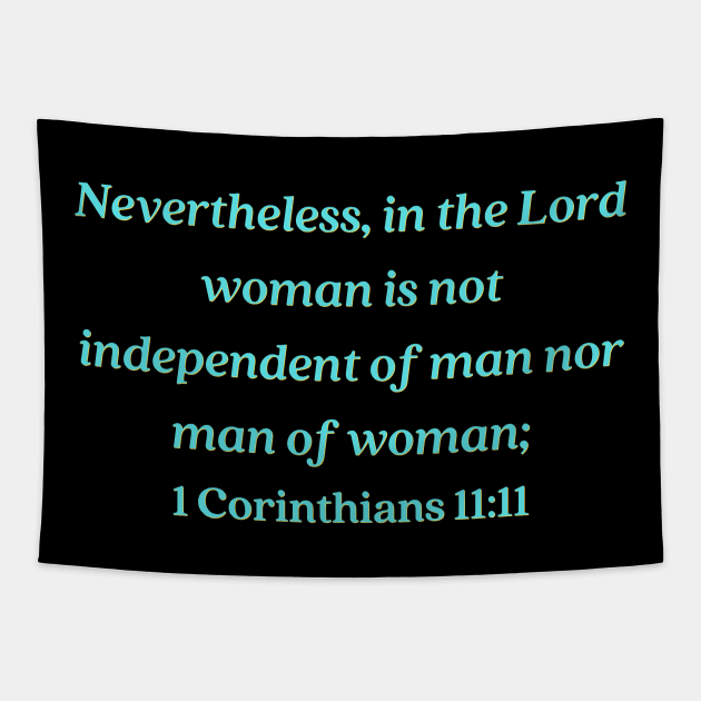 Bible Verse 1 Chronicles 11:11 Tapestry by Prayingwarrior