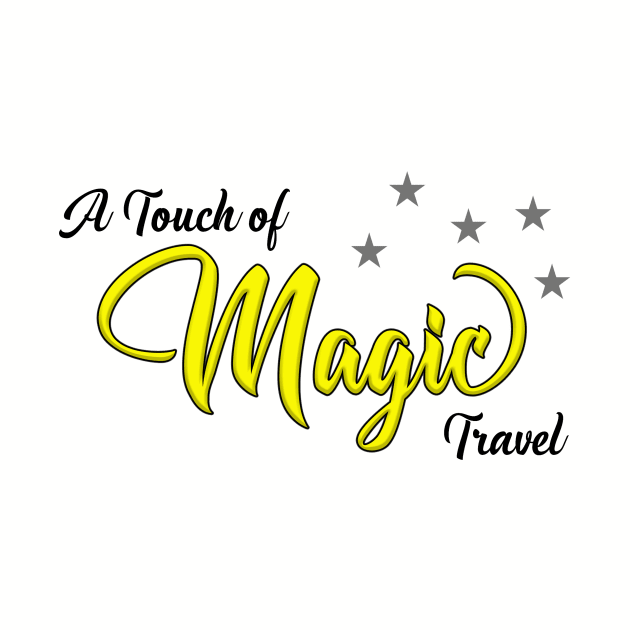 Yellow ATOM Logo by A Touch of Magic Travel