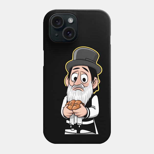 I Miss Bread Kosher For Passover No Challah Matzah Jewish Phone Case by woormle