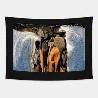 Distorted Tasmanian landscape Tapestry