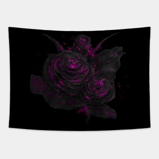 Sparkling roses - pink ver Tapestry