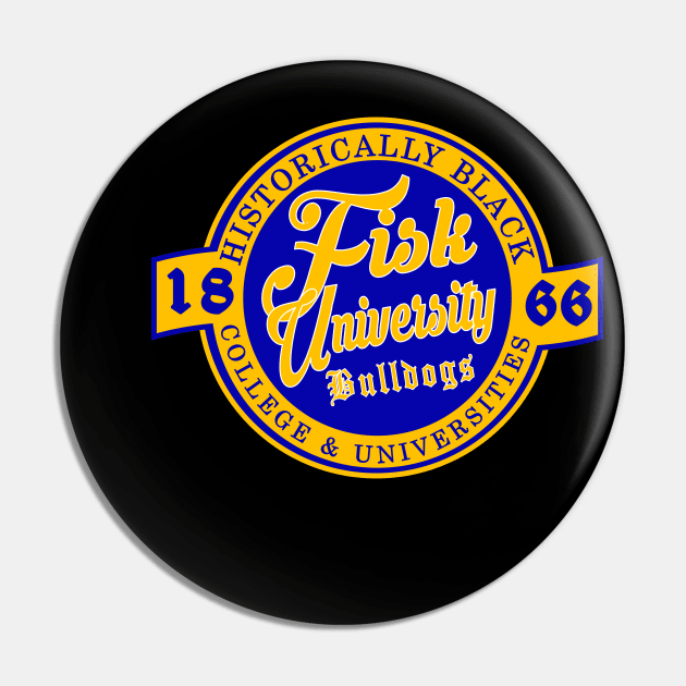 Fisk University 1866 Apparel Pin by HBCU Classic Apparel Co