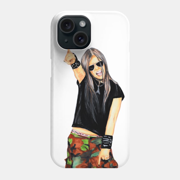 Avril Lavigne Phone Case by Svetlana Pelin