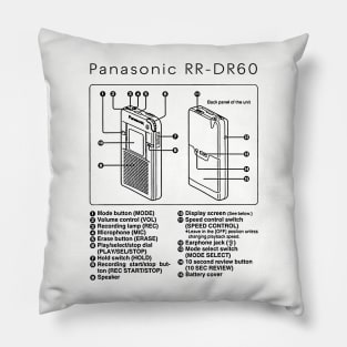 Panasonic RR-DR60 Handheld Digital IC Recorder Pillow