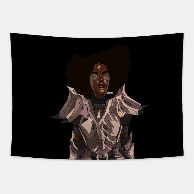 Dragonborn 1 Tapestry by clitories