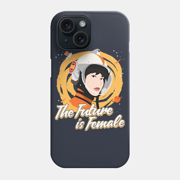 The Future Is Female Phone Case by Plan8