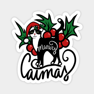 Christmas Catmas Magnet