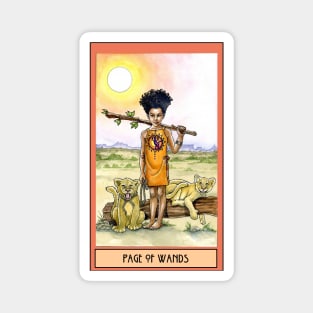 Page of Wands Magnet