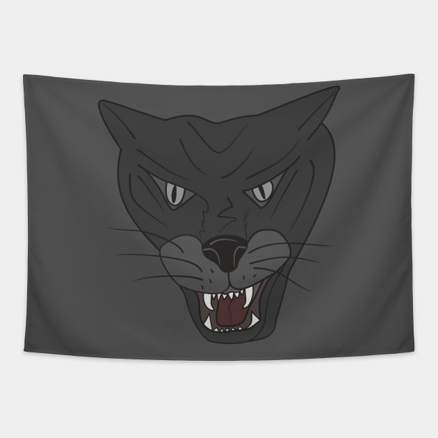 The Angry Panther Tapestry by Alekvik