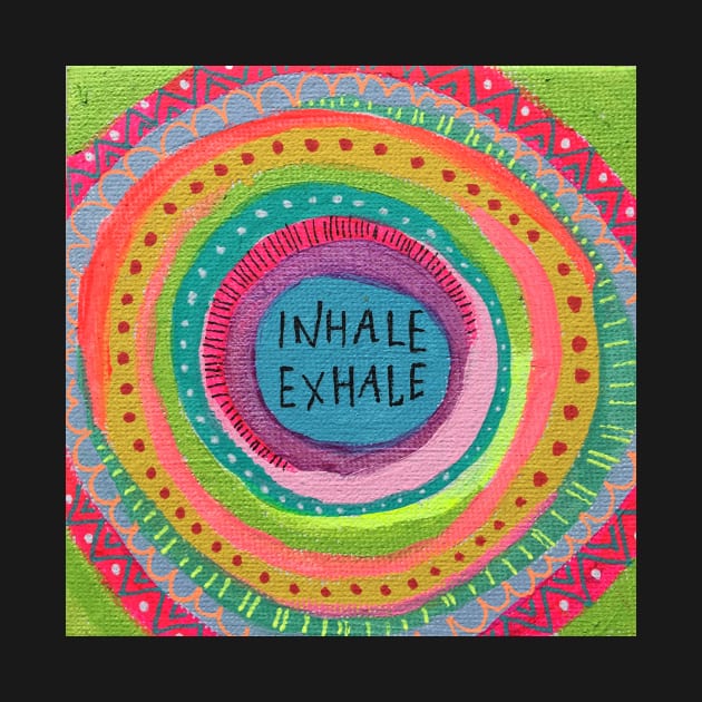 Inhale Exhale Mandala by MyCraftyNell