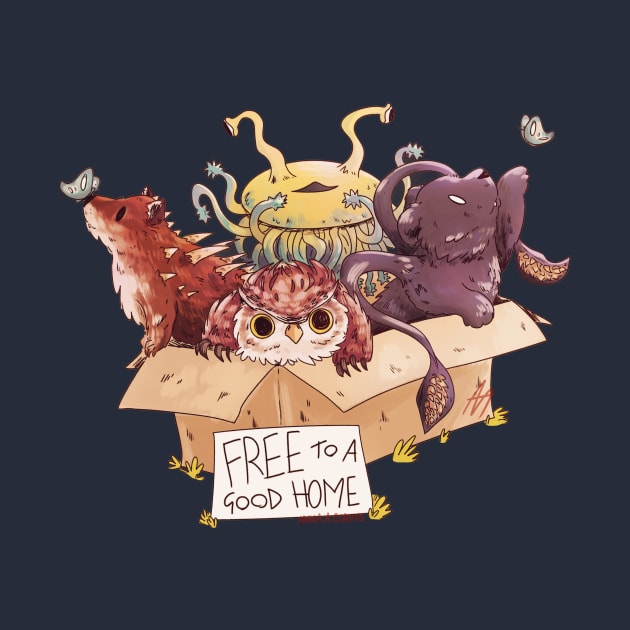 Fantasy Monsters Free to a Good Home by Rumpled Crow