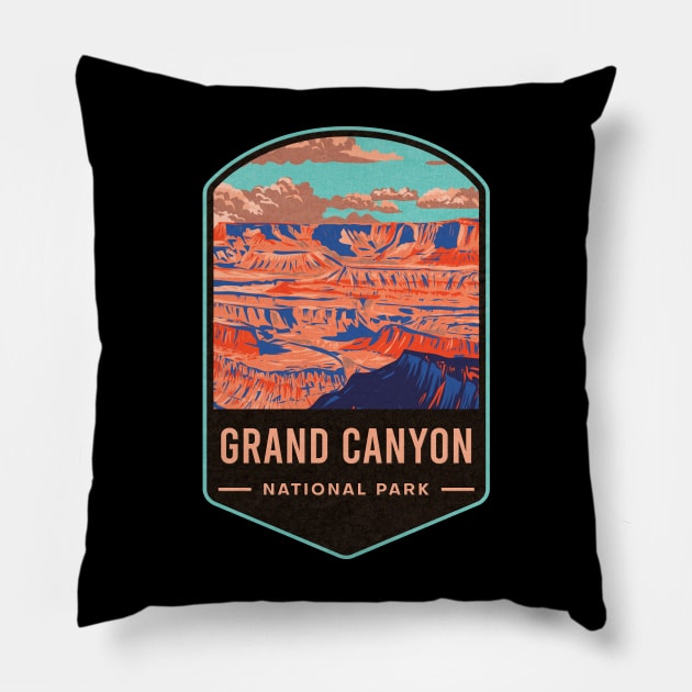 Grand Canyon National Park Pillow by JordanHolmes