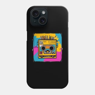 80s Music Retro Vintage 8-Track Phone Case