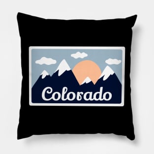 Colorado skiing - Colorado hiking Pillow