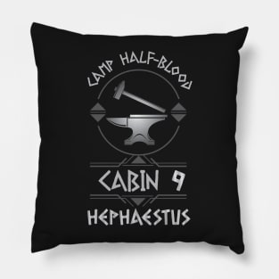 Cabin #9 in Camp Half Blood, Child of Hephaestus – Percy Jackson inspired design Pillow