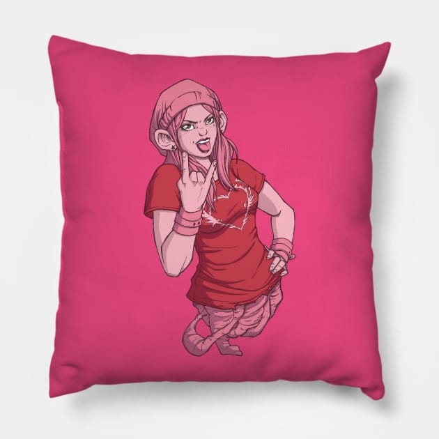 F*ck yeah, Hazel!! Pillow by Muglo