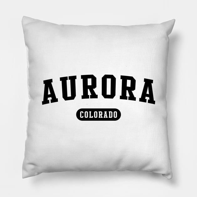 Aurora, CO Pillow by Novel_Designs