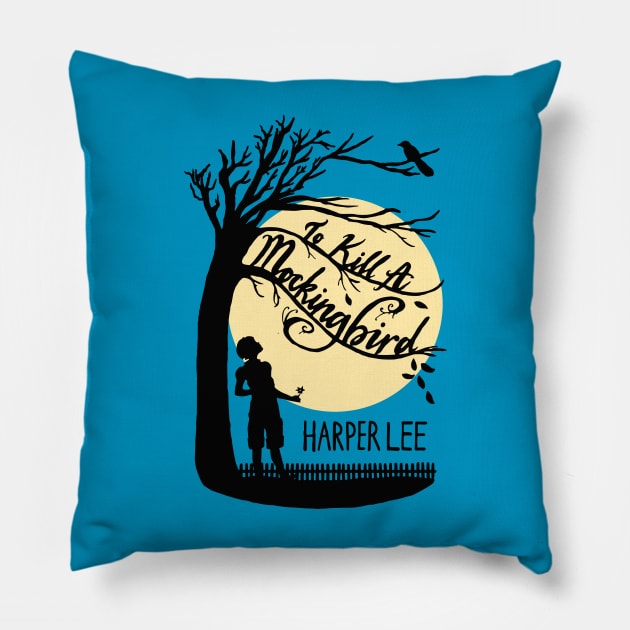 Mockingbird Tribute Pillow by Mandra