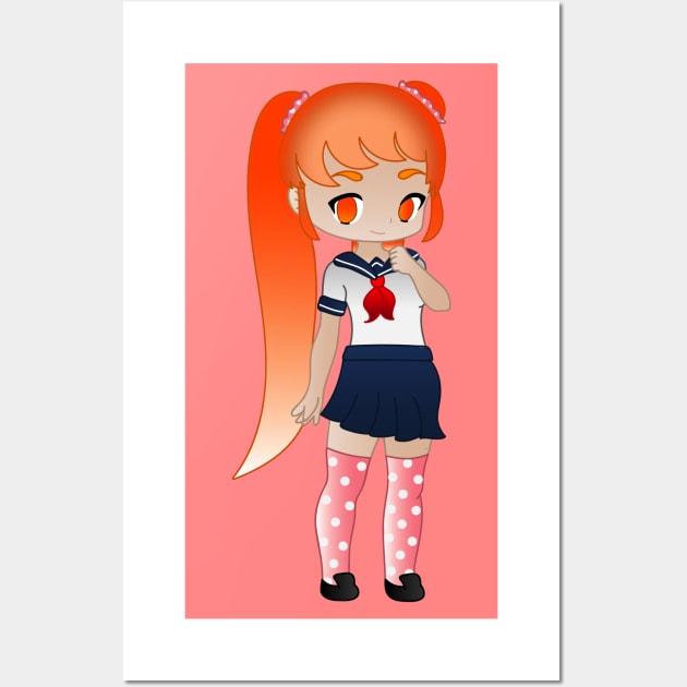 Osana Najimi Chibi - Yandere Simulator - Posters and Art Prints