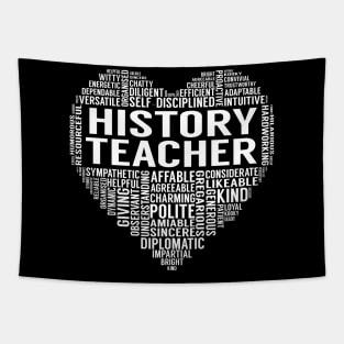 History Teacher Heart Tapestry