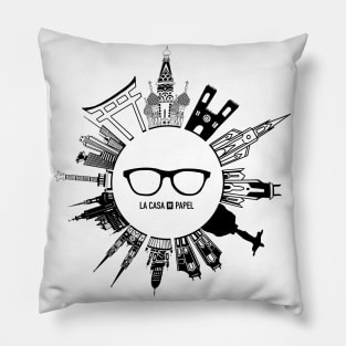 La Casa de Papel - Black Version Pillow