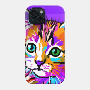 Pop Art Kitten Phone Case