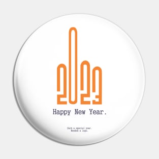 Happy New Year 2023 Pin
