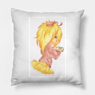 cute girl 40 Pillow