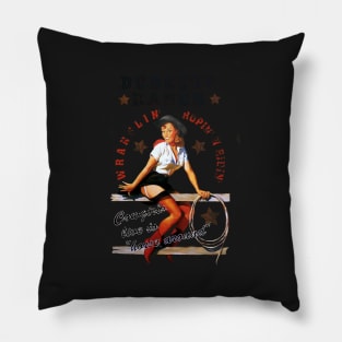 Wild West Series Dudette Ranch Pillow