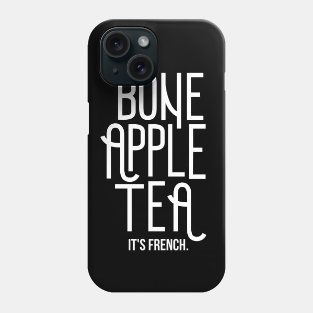 Bone Apple Tea Phone Case by erickglez16