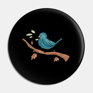 Blue Bird / Dreams, Light & Love Pin