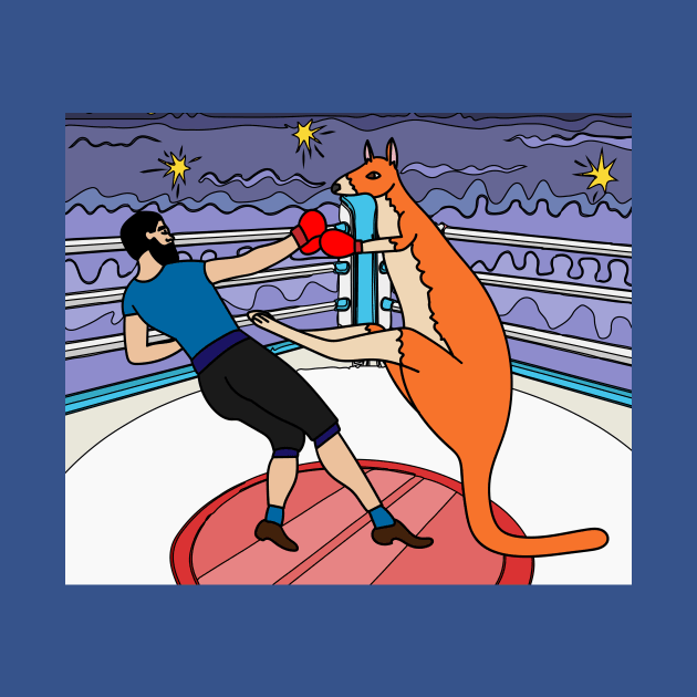 Boxing Glove Boxing Kangaroo Fighting by flofin