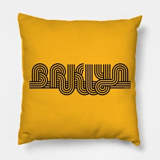 BRKLYN black Pillow