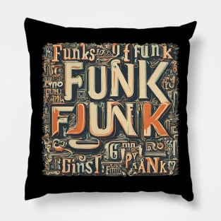 Funky Retro Art Pillow