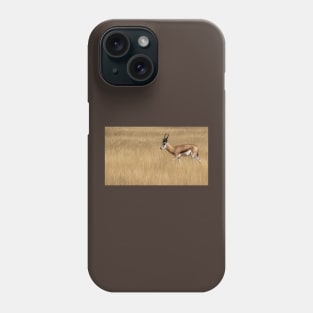 Springbok walking. Phone Case