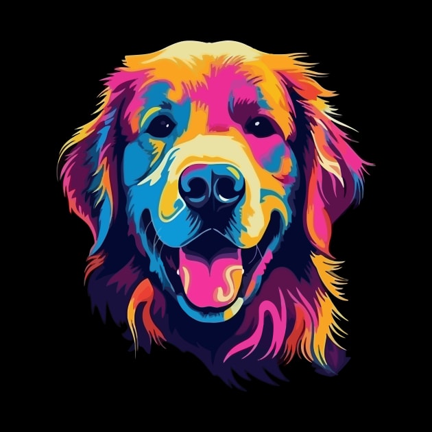 Golden Retriever Smiling by JH Mart