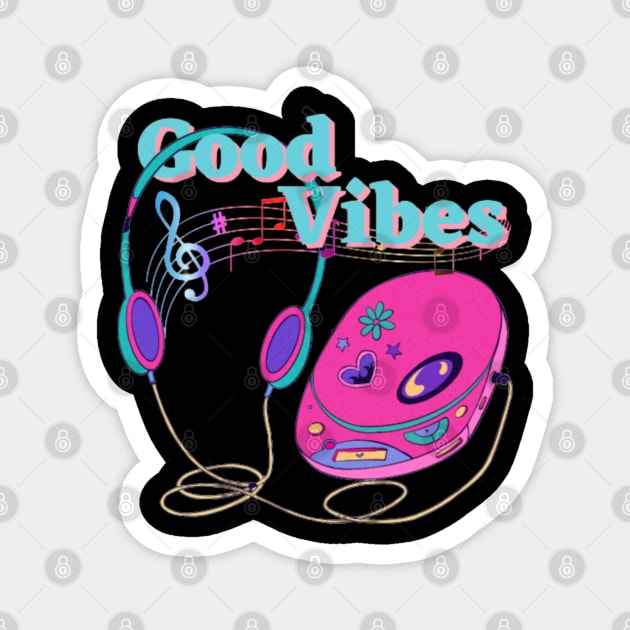 Good Vibes Magnet by Asterme