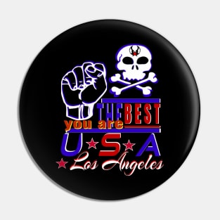 surfing festival in Los Angeles You Are The Best USA Design of sea pirates Pin