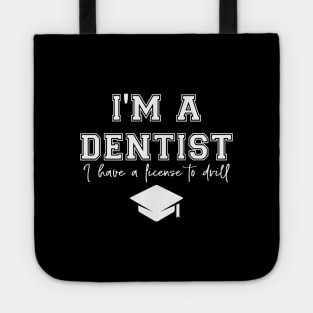 A DDS Funny Dentist Dental Student Humor Graduation Tote