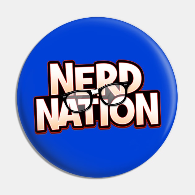 Nerd Nation Pin by Jake Berlin