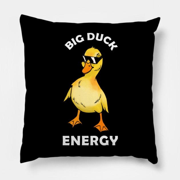 Big Duck Energy Pillow by Eugenex