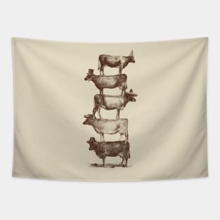 Cow Cow Nuts Tapestry