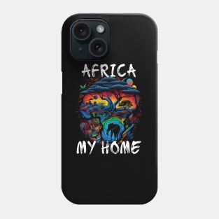 Africa, My Home 3 Phone Case