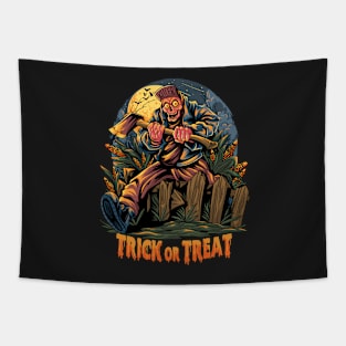 Zombie killer - Halloween Tapestry