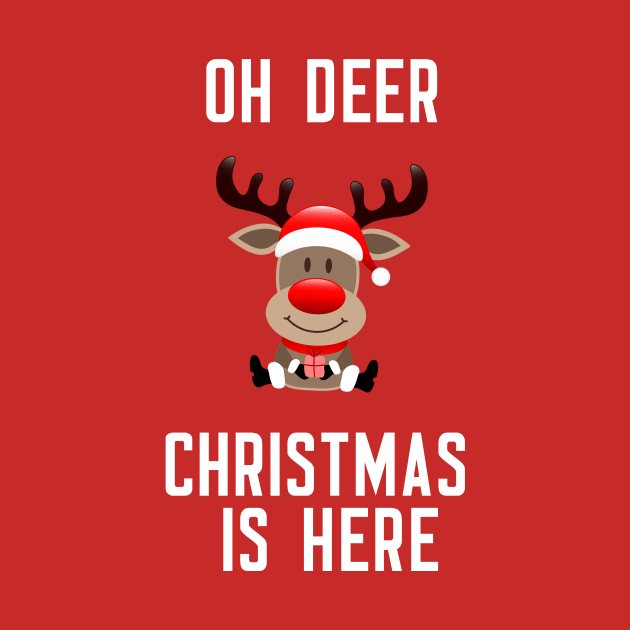 Oh Deer Christmas Is Here by cleverth