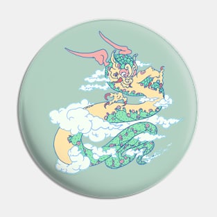 Desert Air Dragon - Oriental Style Pin