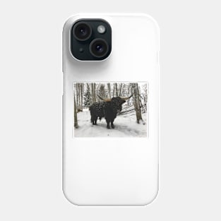 Scottish Highland Cattle Bull 2186 Phone Case