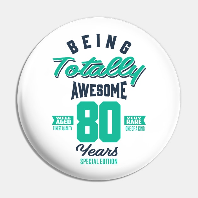 80 Years Pin by C_ceconello