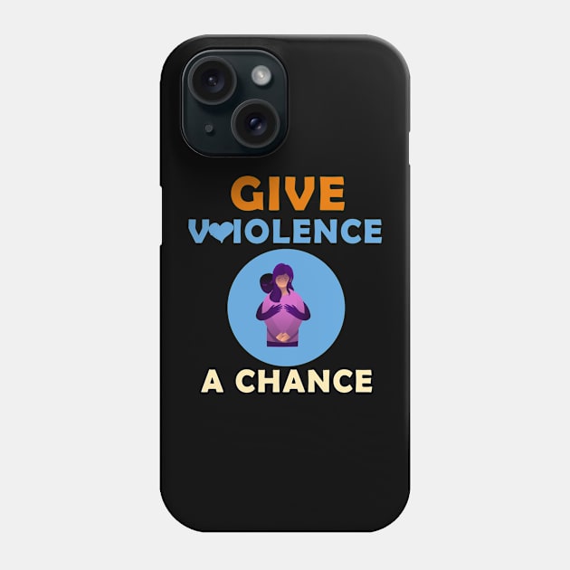 give violence a chance gift Phone Case by Simplybollo