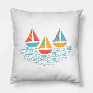 Boats Pillow